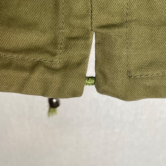 Lea & Viola pearl detail Army inspired utility jacket green M - Picture 15 of 16